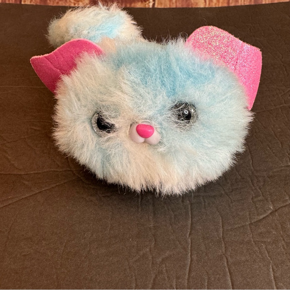 Pomsies Pet Lulu Plush Interactive Toy Animal Stuffed Blue